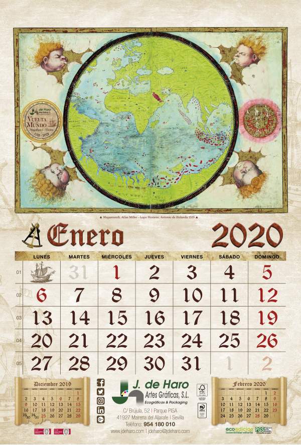 Calendarios J. de Haro 2020